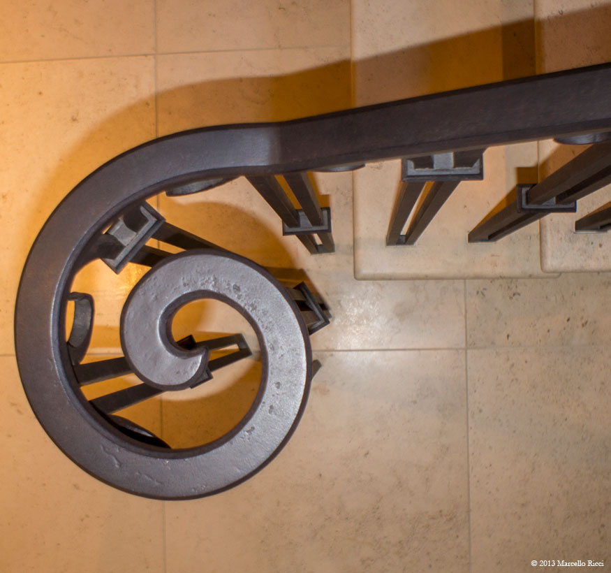 Iron Newel Post