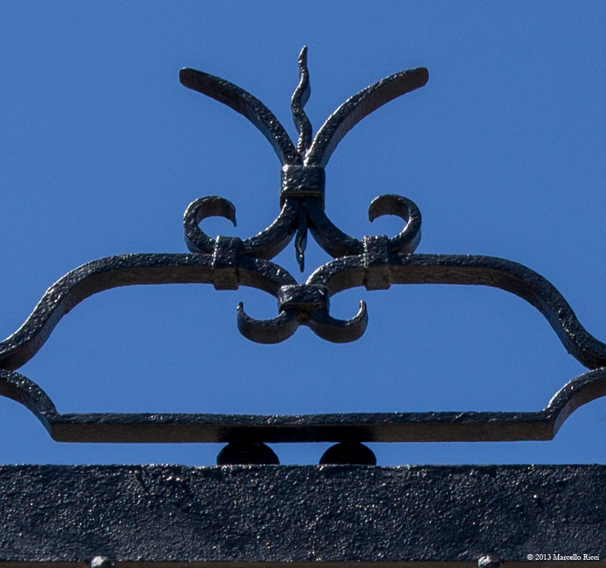 Iron Awning Detail