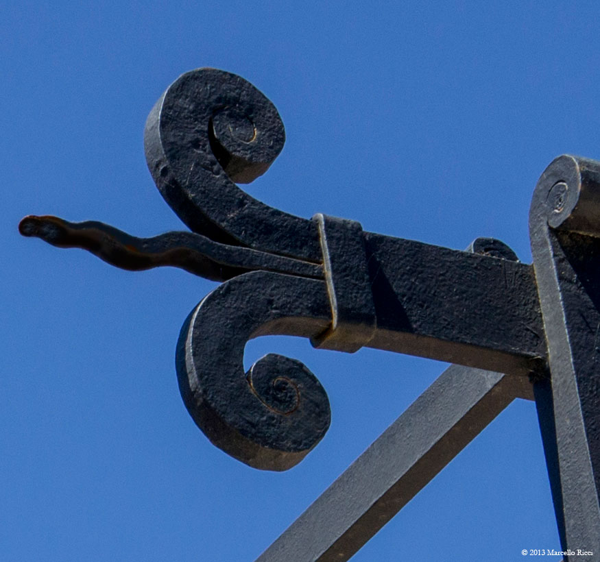 Iron Awning Detail
