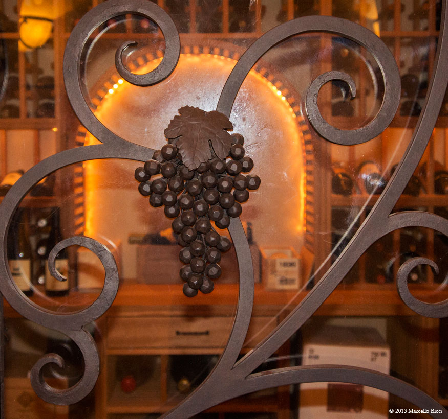 Ornamental Grape Cluster Detail