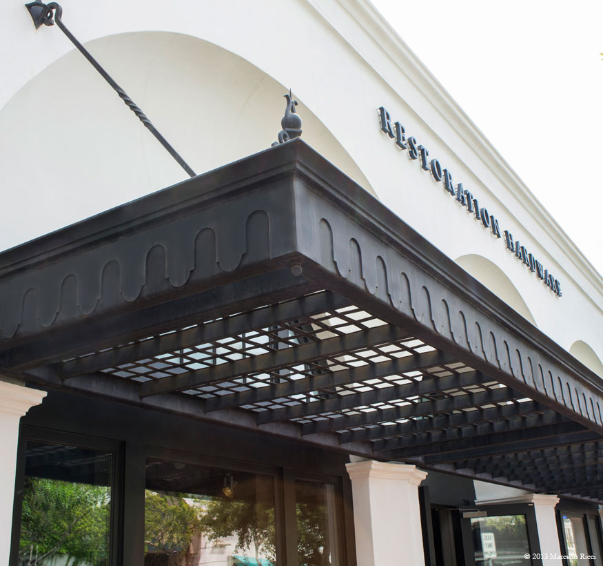 Restoration Hardware Iron Awning